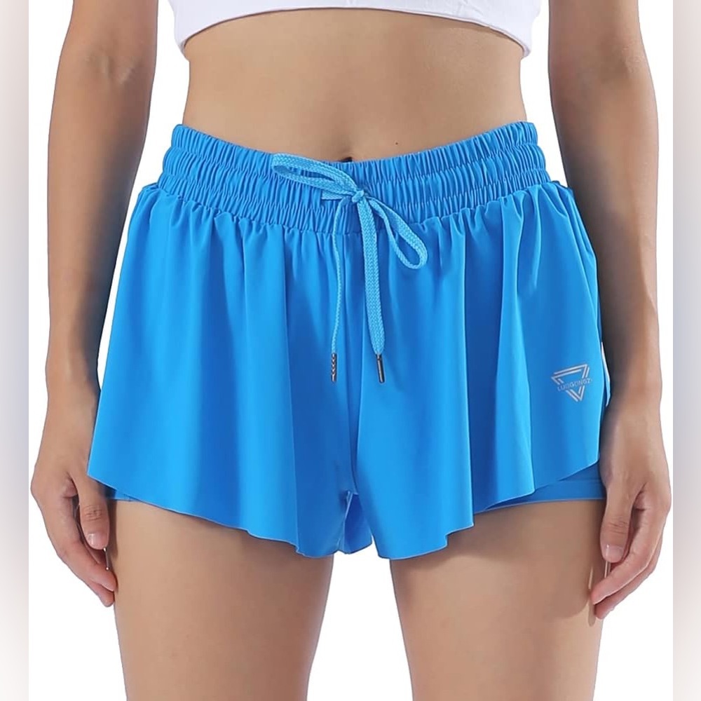 Amazon running shorts with a phone pocket